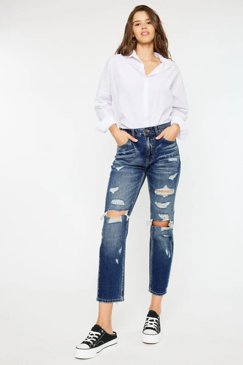 Larisa Ultra High Rise Mom Jeans