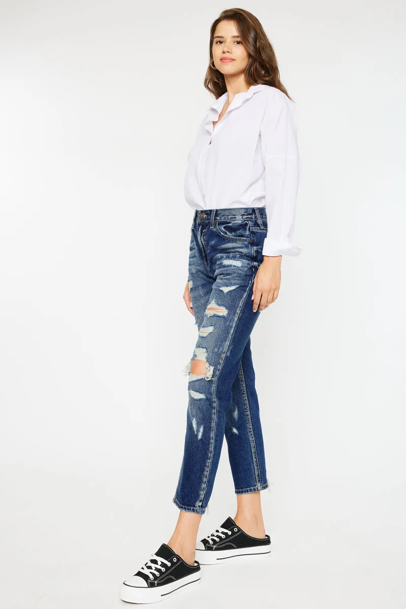 Larisa Ultra High Rise Mom Jeans