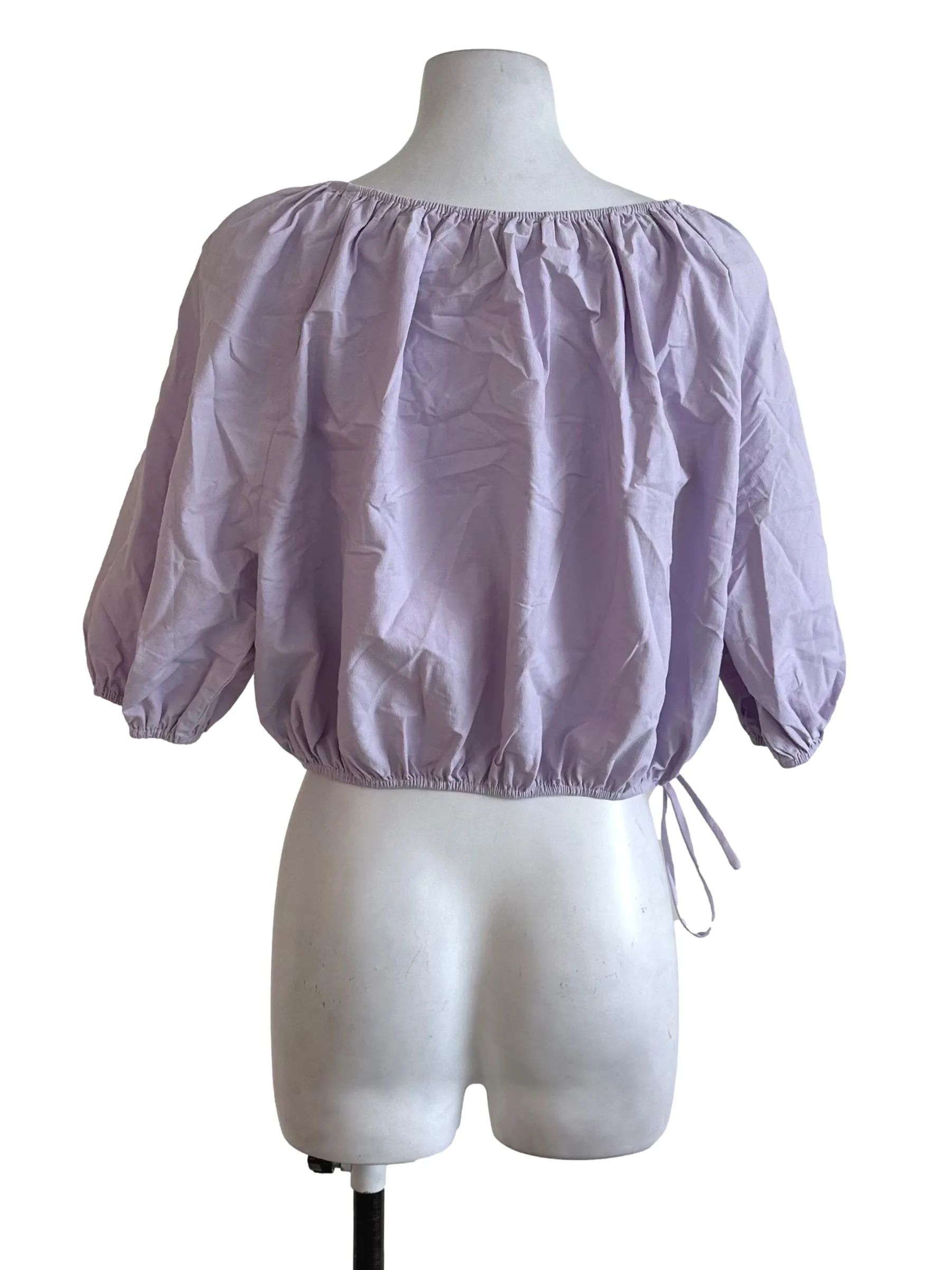 Lavendar Purple Puff Top LB