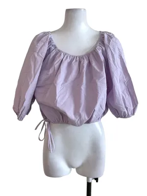 Lavendar Purple Puff Top LB