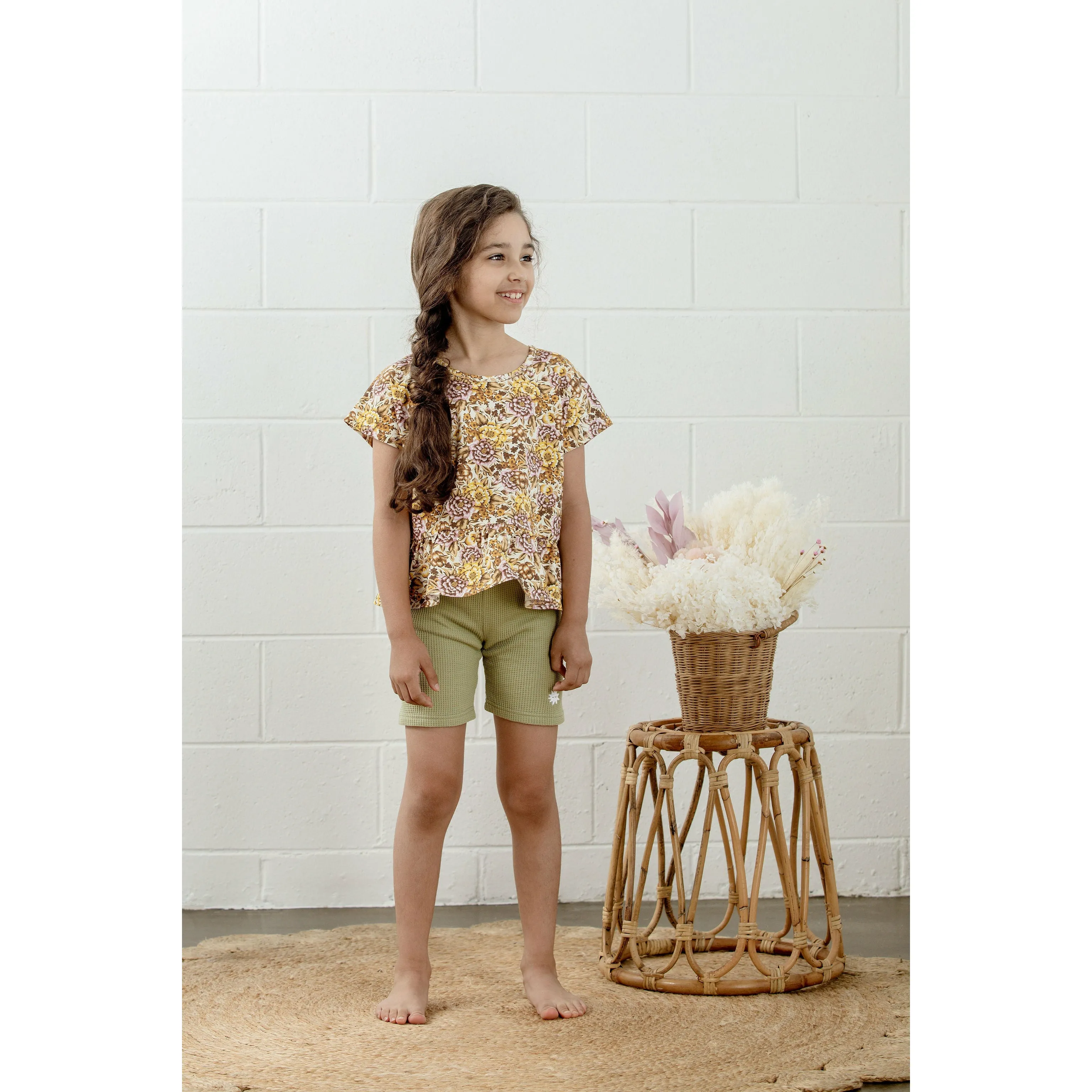 Lavender Peplum T-Shirt