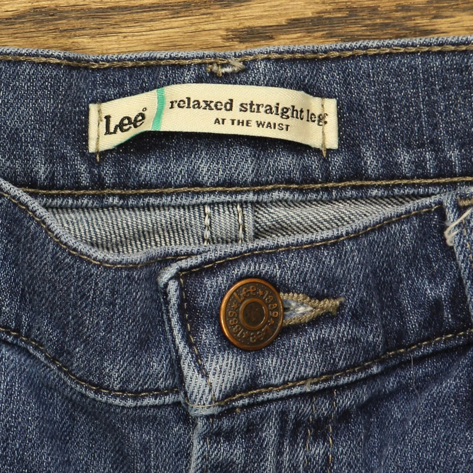 Lee Womens Relaxed Straight Leg Jeans 167058b17d4d74 Blue 10P