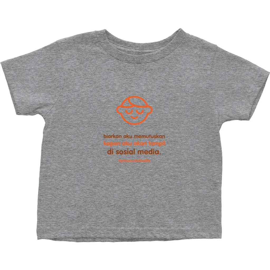 Let me Decide Toddler T-Shirts (Indonesian)