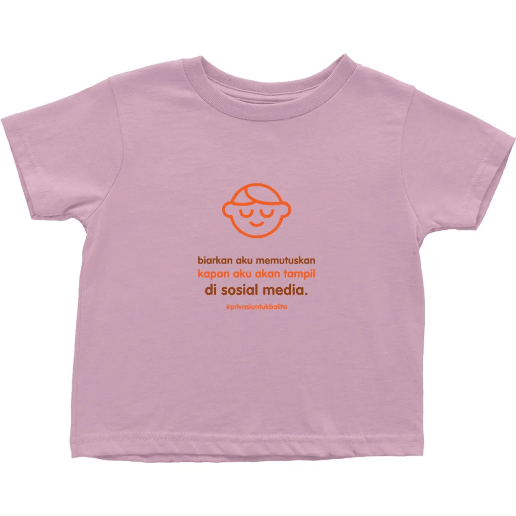 Let me Decide Toddler T-Shirts (Indonesian)