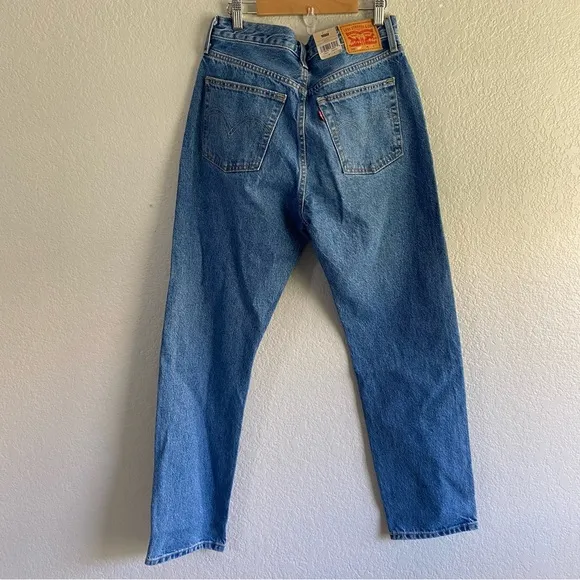 Levi’s 501 105 Straight Jean Heart Patch Denim Jeans
