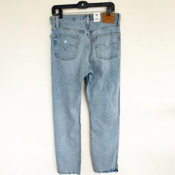 Levi's 501 Original straight PremiumJeans side split Straight 32 Revolve