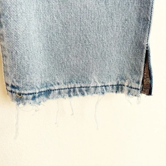 Levi's 501 Original straight PremiumJeans side split Straight 32 Revolve