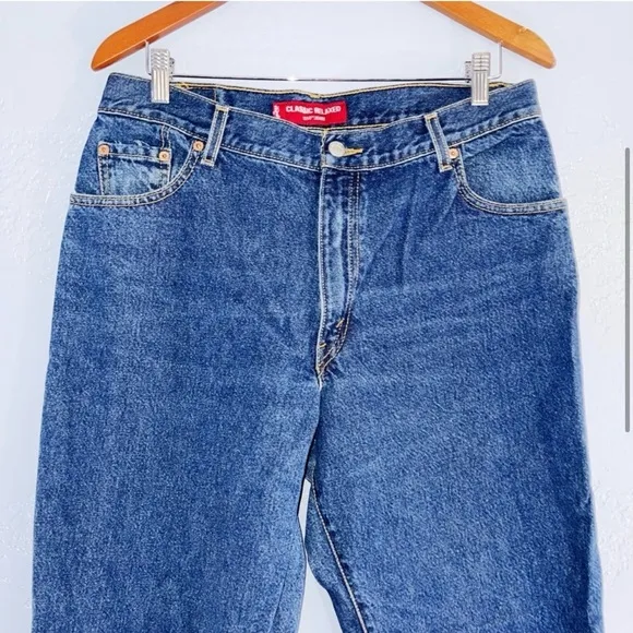 Levi's 550 VINTAGE jeans 2002 DARK WASH16 MISS/ 32&quot;