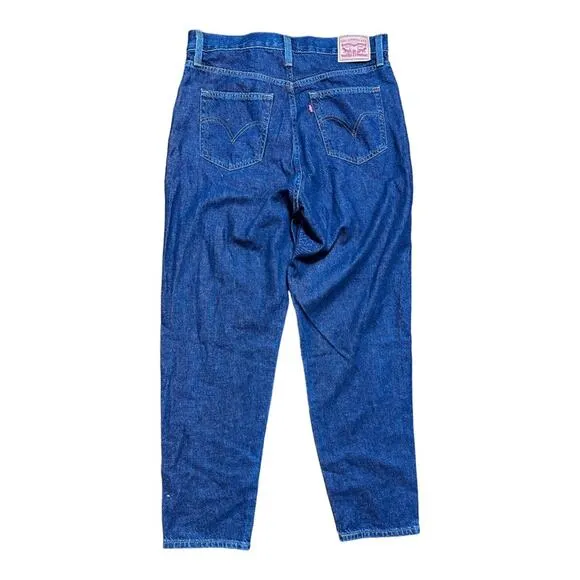LEVI'S HIGH WAIST 80s MOM JEANS Medium Wash Retro Y2K FIT THE BILL SZ 32 x 29