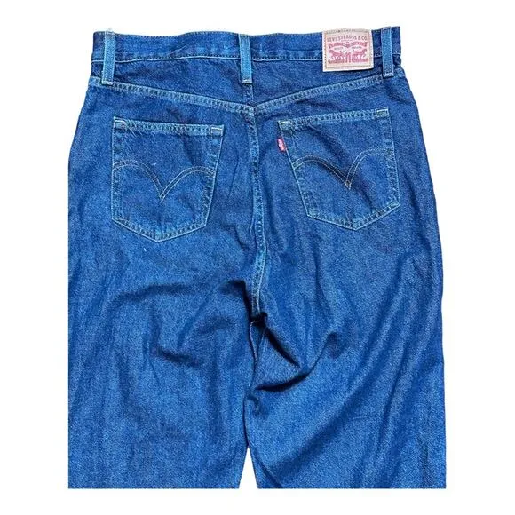 LEVI'S HIGH WAIST 80s MOM JEANS Medium Wash Retro Y2K FIT THE BILL SZ 32 x 29