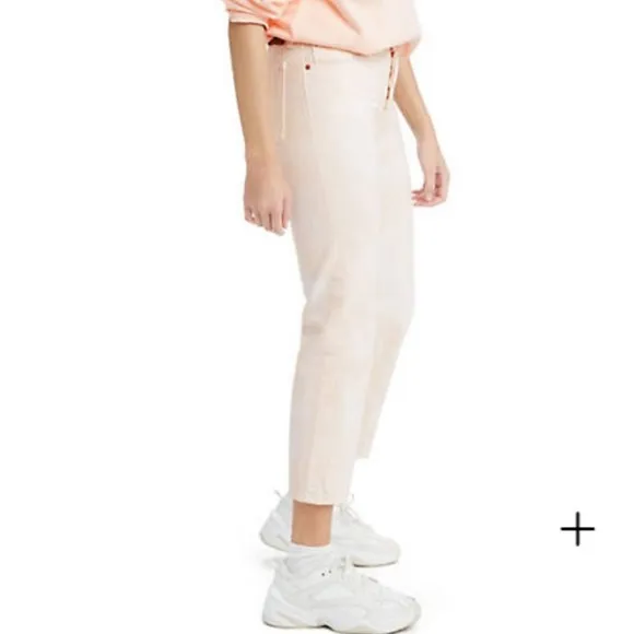 Levi’s Premium Wedgie Straight Jeans in The Peach, 30x28