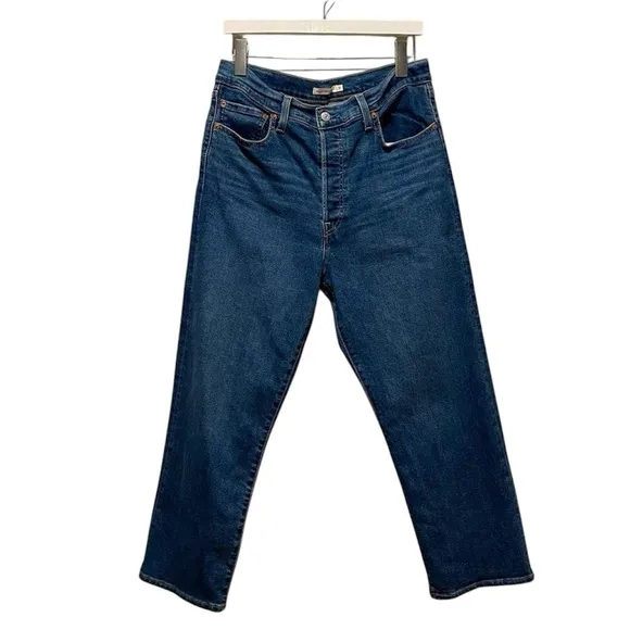 Levi’s‎ Ribcage Straight Ankle Jeans Size 31 blue casual