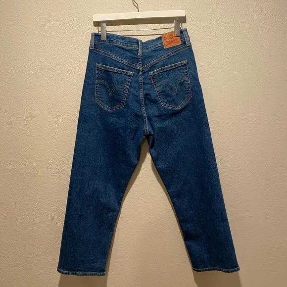 Levi’s‎ Ribcage Straight Ankle Jeans Size 31 blue casual