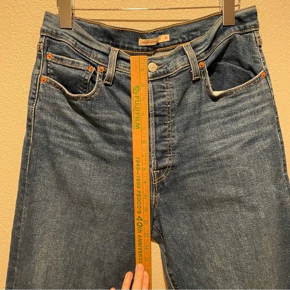 Levi’s‎ Ribcage Straight Ankle Jeans Size 31 blue casual