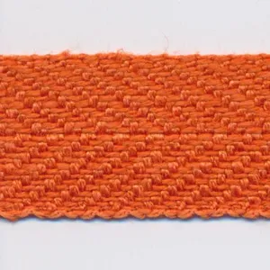 Linen Herringbone Ribbon #132 Bitter Orange