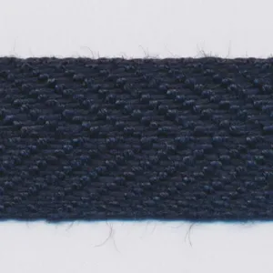 Linen Herringbone Ribbon #47 Night Blue
