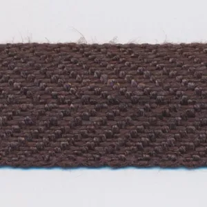 Linen Herringbone Ribbon #74 Smoke Brown