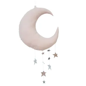 Luxe Cascading Moon Mobile in Blush   Rose Gold
