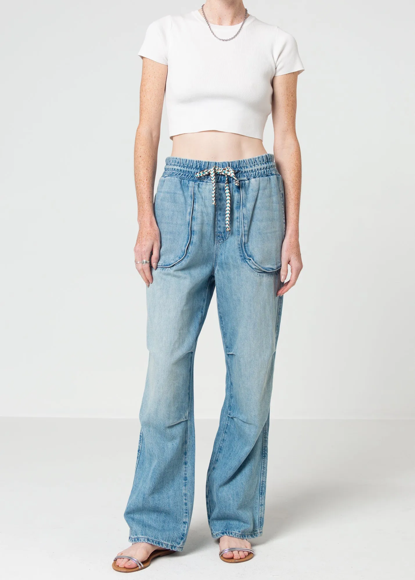 Lyn Utility Pull On Jeans