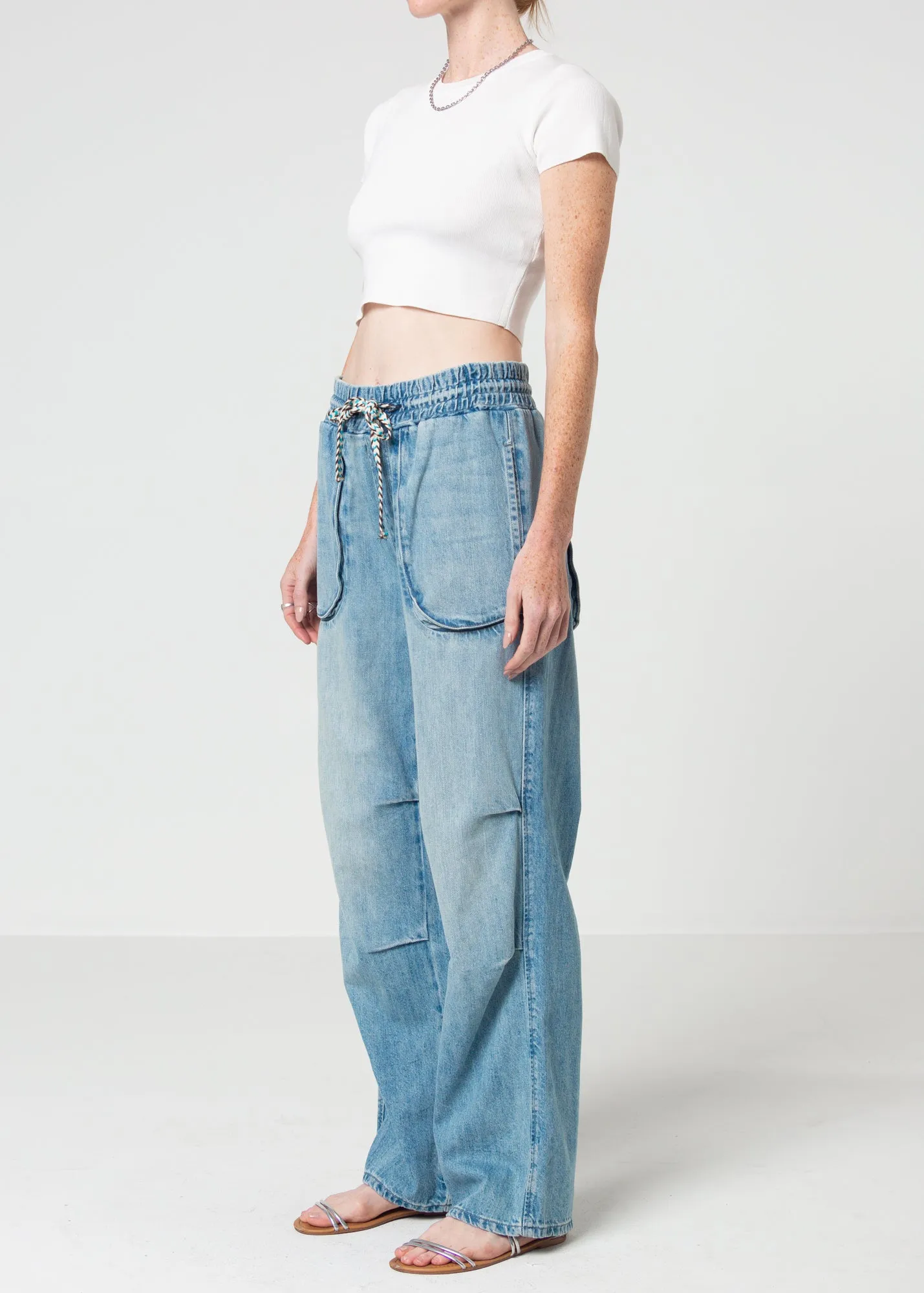 Lyn Utility Pull On Jeans