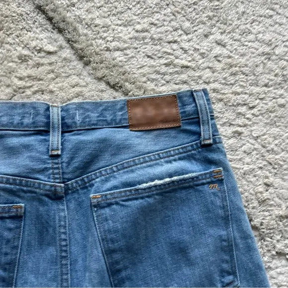 Madewell dad jeans Bleached splatter Edition straight leg loose fit 28
