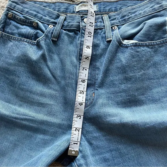 Madewell dad jeans Bleached splatter Edition straight leg loose fit 28