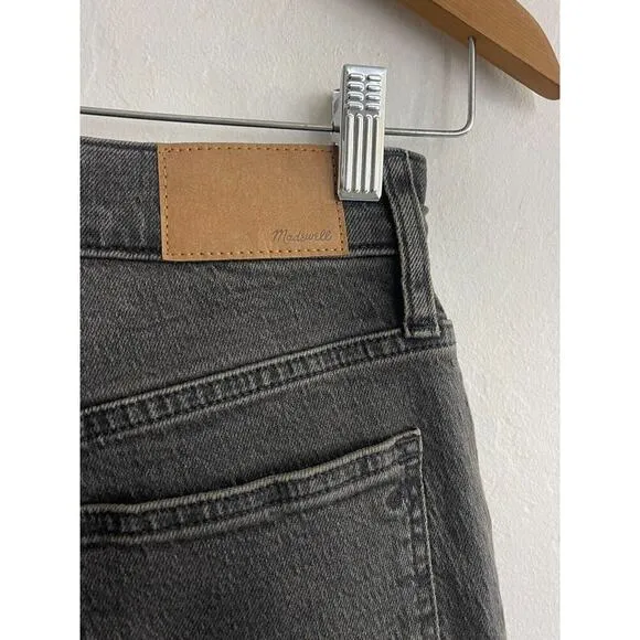 Madewell Jeans 24 Perfect Vintage Jean Black High Waist Lunar Wash DM0682 NEW