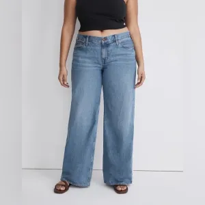 Madewell Low-Rise Superwide-Leg Jeans in Mainview Wash