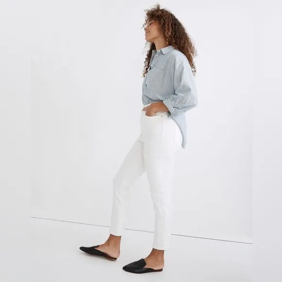 Madewell NWT The Perfect Vintage Jeans Size 26 in Tile White | High Rise