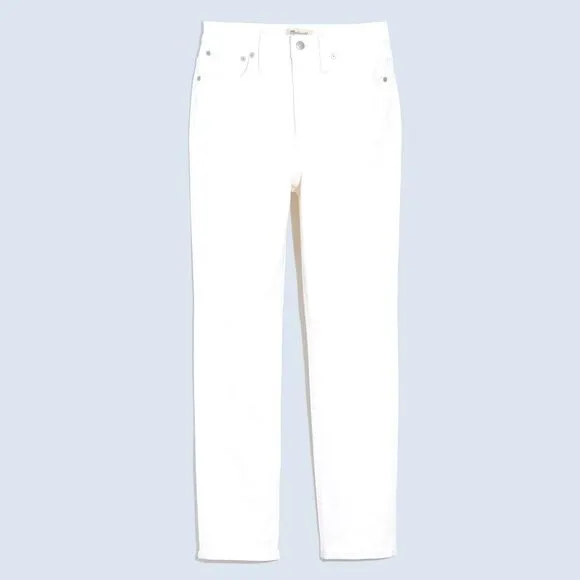 Madewell NWT The Perfect Vintage Jeans Size 26 in Tile White | High Rise