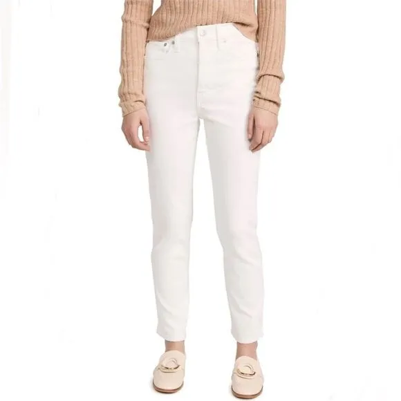 Madewell NWT The Perfect Vintage Jeans Size 26 in Tile White | High Rise