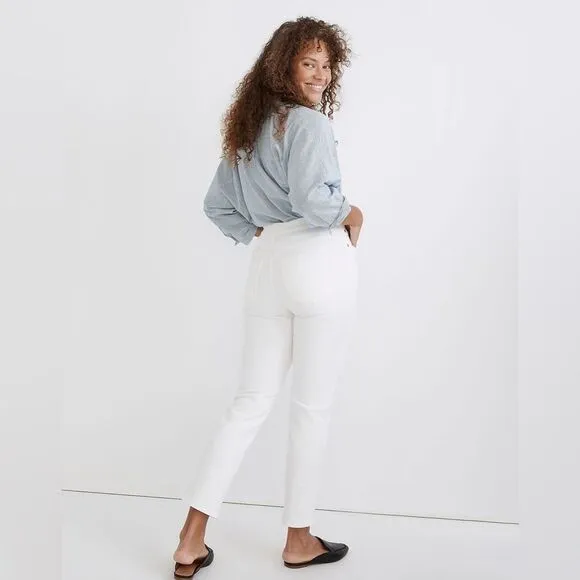 Madewell NWT The Perfect Vintage Jeans Size 26 in Tile White | High Rise