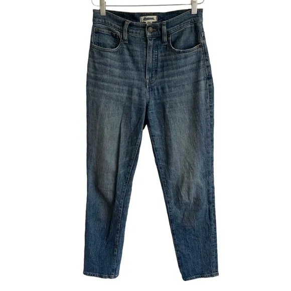 Madewell Tall Classic Straight Jeans in Coldbrook Wash, Size 26T