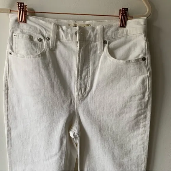 Madewell The High-Rise Perfect Vintage Jean in Tile White Sz 26