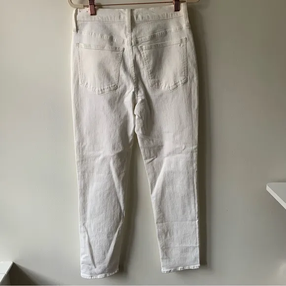Madewell The High-Rise Perfect Vintage Jean in Tile White Sz 26