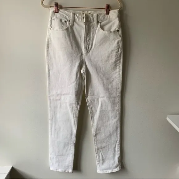 Madewell The High-Rise Perfect Vintage Jean in Tile White Sz 26