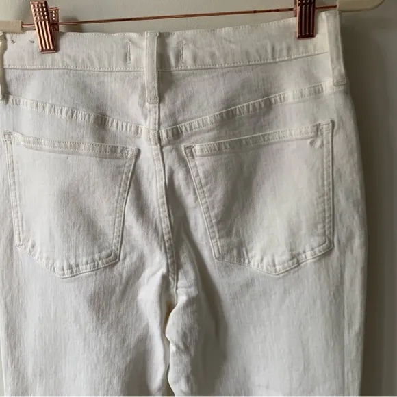 Madewell The High-Rise Perfect Vintage Jean in Tile White Sz 26