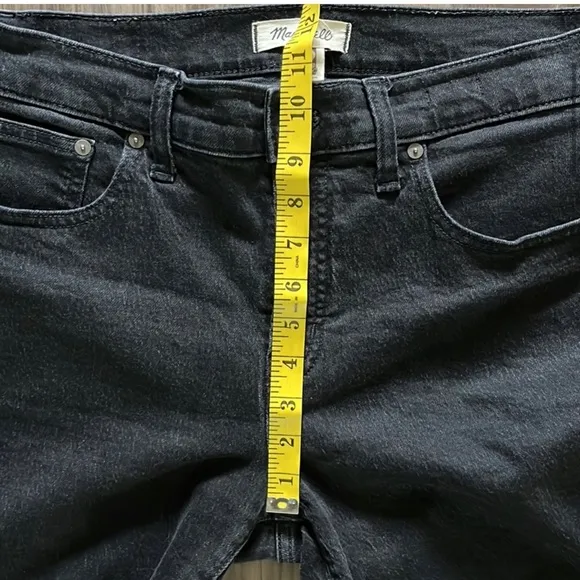 Madewell The Mid-Rise Perfect Vintage Jeans in Clean Black Wash size 29