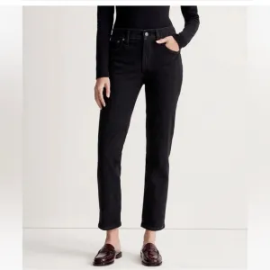 Madewell The Mid-Rise Perfect Vintage Jeans in Clean Black Wash size 29