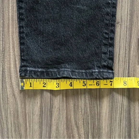 Madewell The Mid-Rise Perfect Vintage Jeans in Clean Black Wash size 29