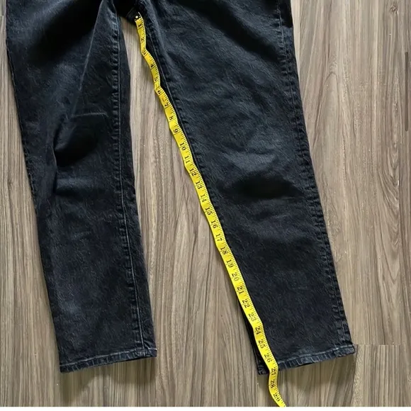 Madewell The Mid-Rise Perfect Vintage Jeans in Clean Black Wash size 29