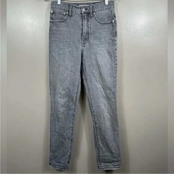 Madewell The Perfect Vintage Ankle Jean in Dennison Wash Grey Size 27