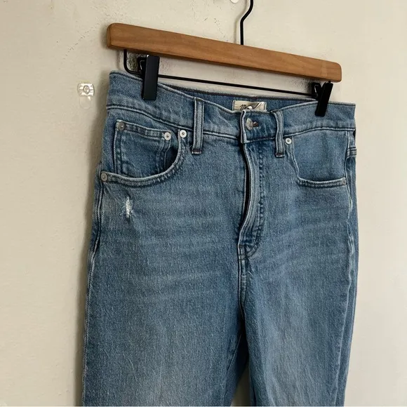 MADEWELL- The Perfect Vintage Jean in Coney Wash: Destroyed Edition