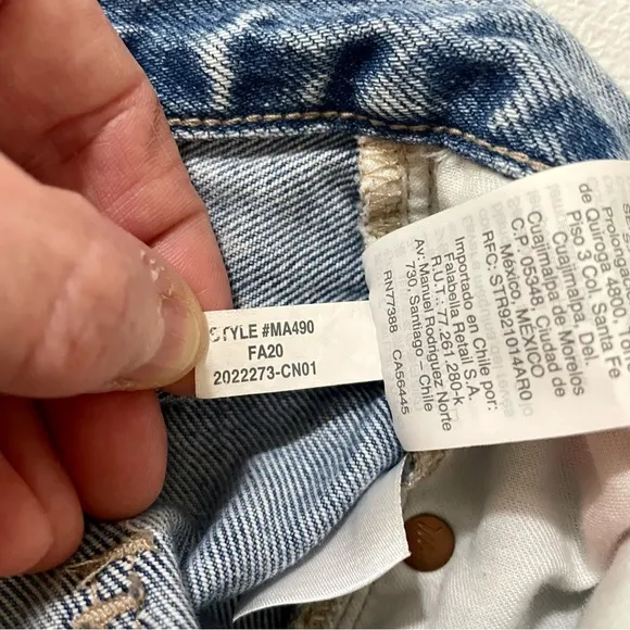 Madewell The Pleated Mom Jean in Phair Wash Size 29
