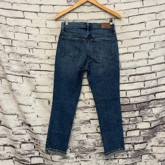 Madewell Tomboy Straight Jeans in Chaseley Wash Size 26