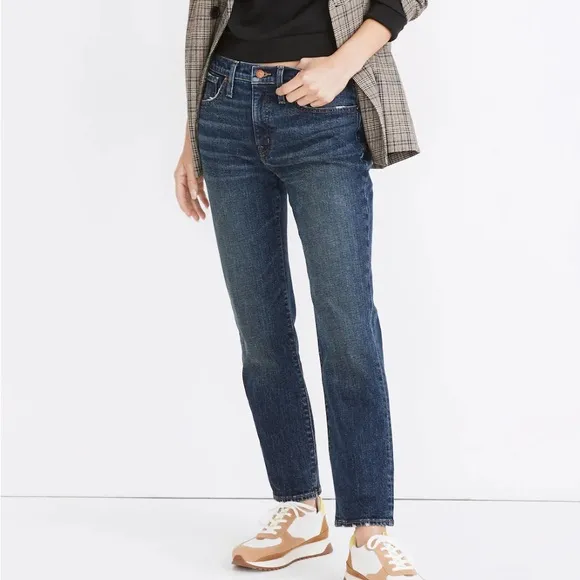 Madewell Tomboy Straight Jeans in Chaseley Wash Size 26