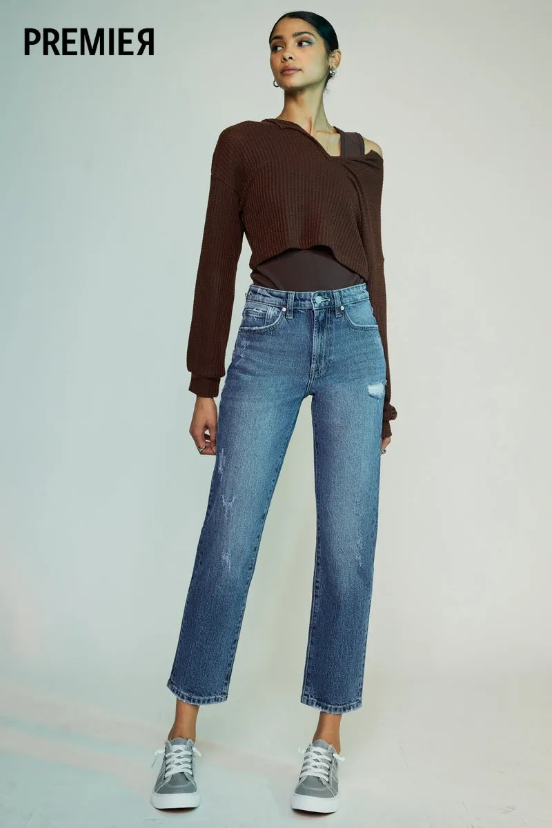 Maleah Premier High Rise Slim Straight