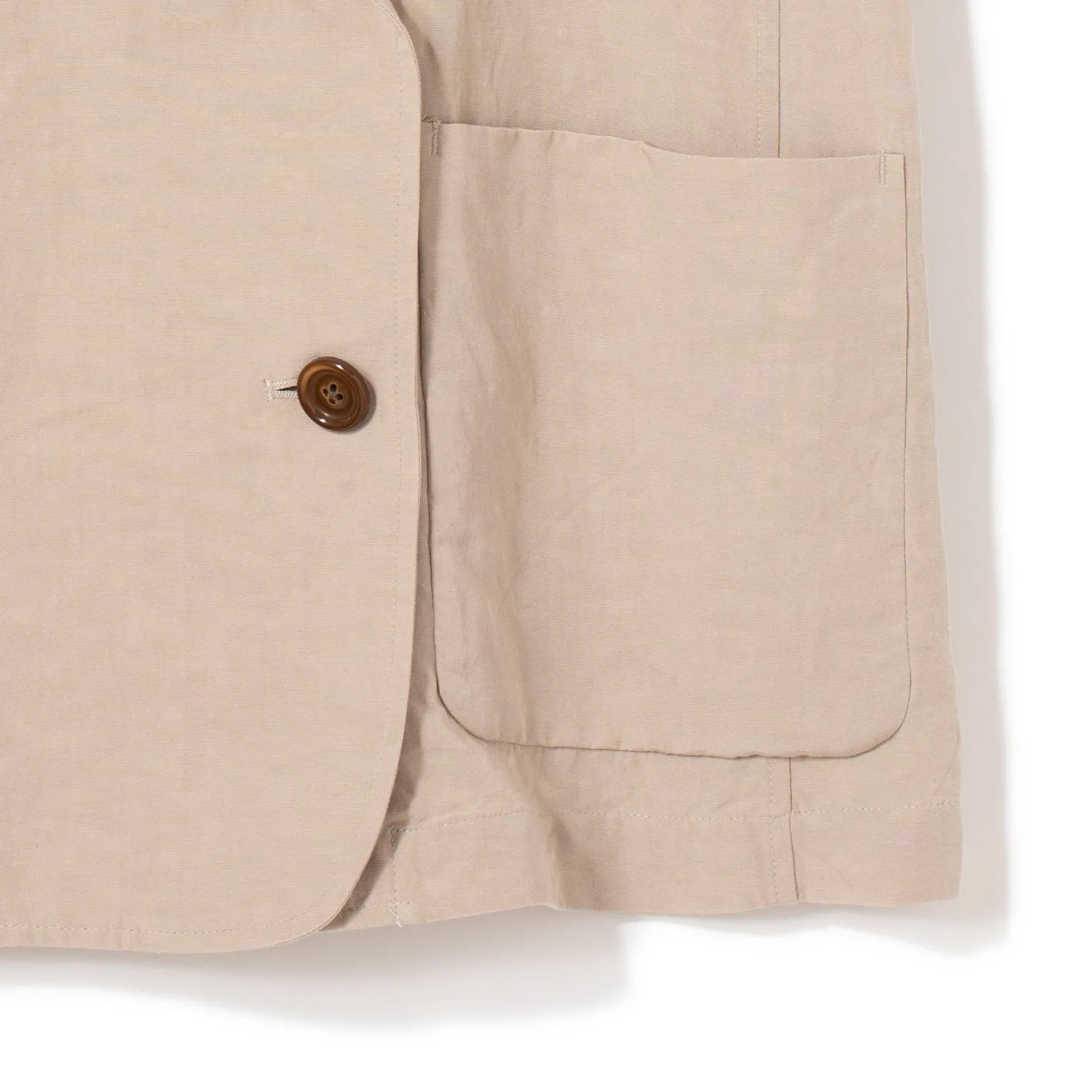 MANON | マノン　RAYON LINEN NO SLEEVE JKT