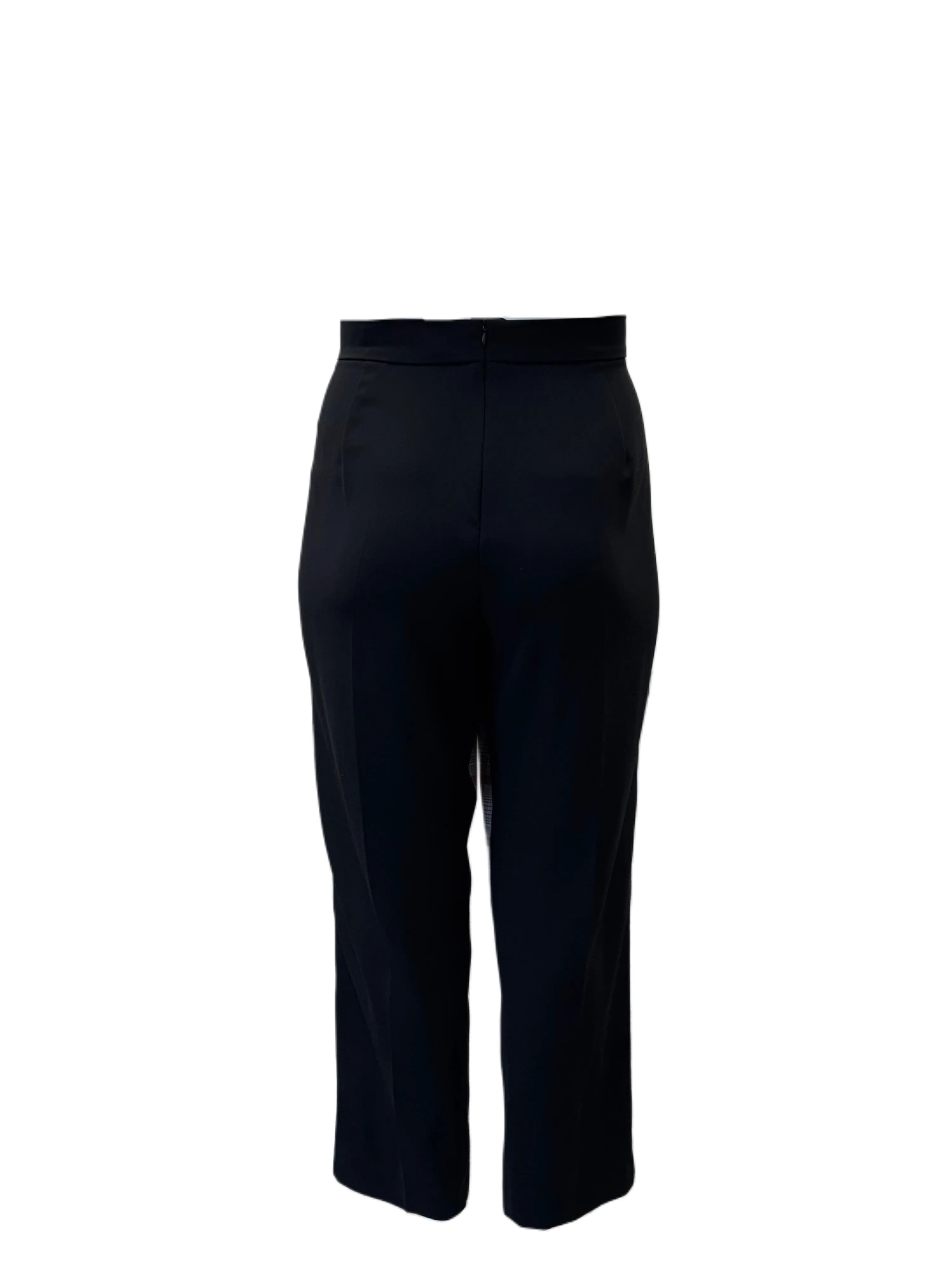 Marina Rinaldi Women's Black Radiante Straight Leg Pants NWT