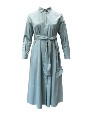 Marina Rinaldi Women's Blue Dalmata Shift Dress NWT